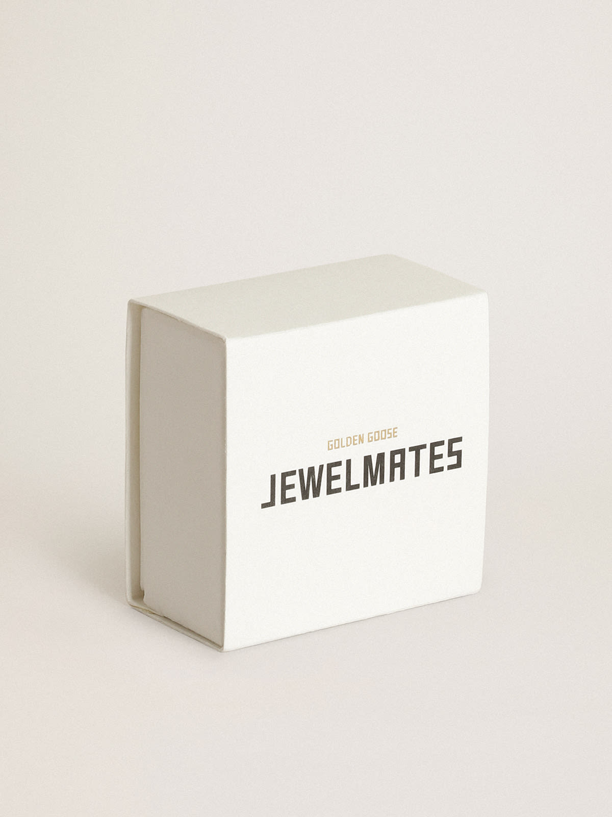 Golden Goose - Manchette blanche Collection Déco Jewelmates avec cristaux baguettes in 