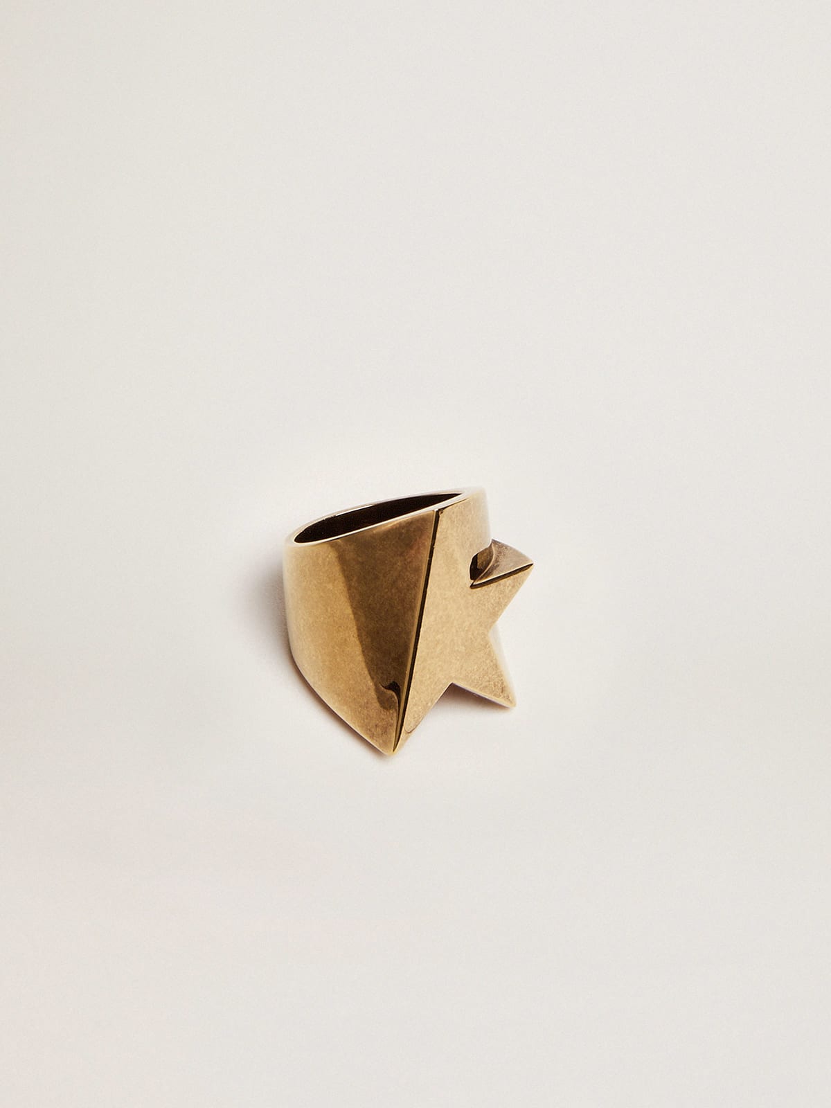 Golden Goose - Bague couleur or ancien in 