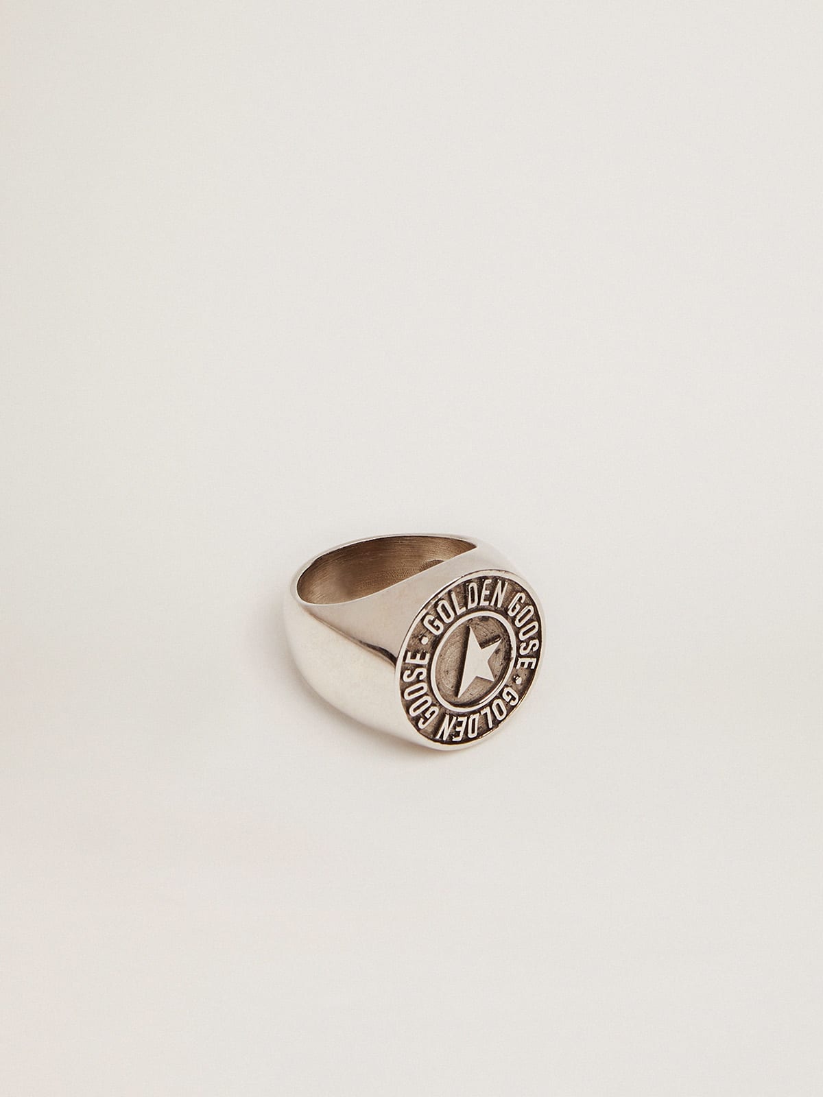 Golden Goose - Altsilberfarbener Ring aus der Timeless Jewelmates Collection in 