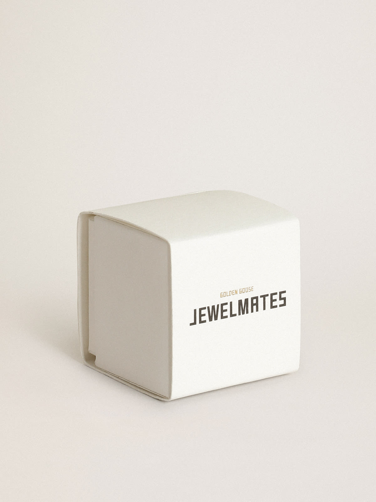 Golden Goose - Charms cubiques Collection Messages Jewelmates couleur or ancien avec lettres de l’alphabet in 