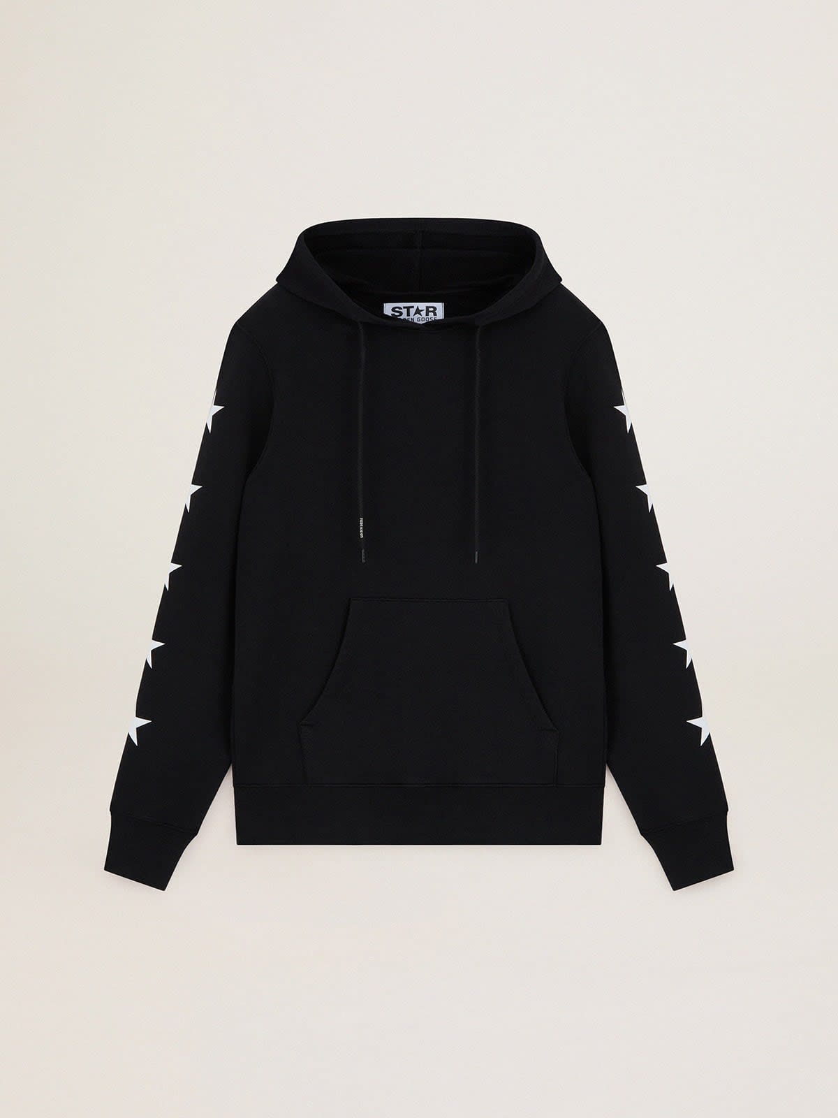 Star discount sleeve hoodie