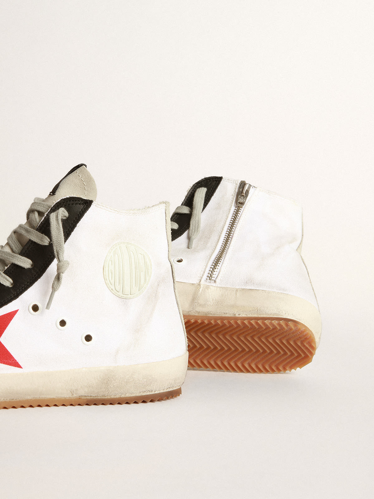 Golden Goose - Francy sneakers in canvas with printed star in 
