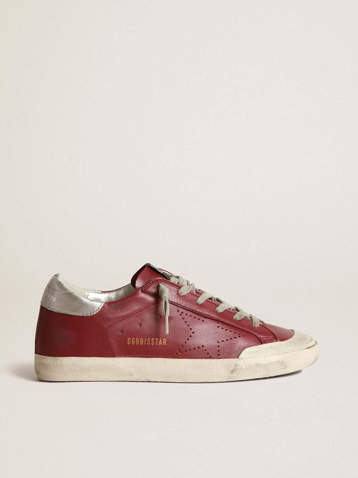 Superstar sneakers in nappa leather with perforated star | Golden