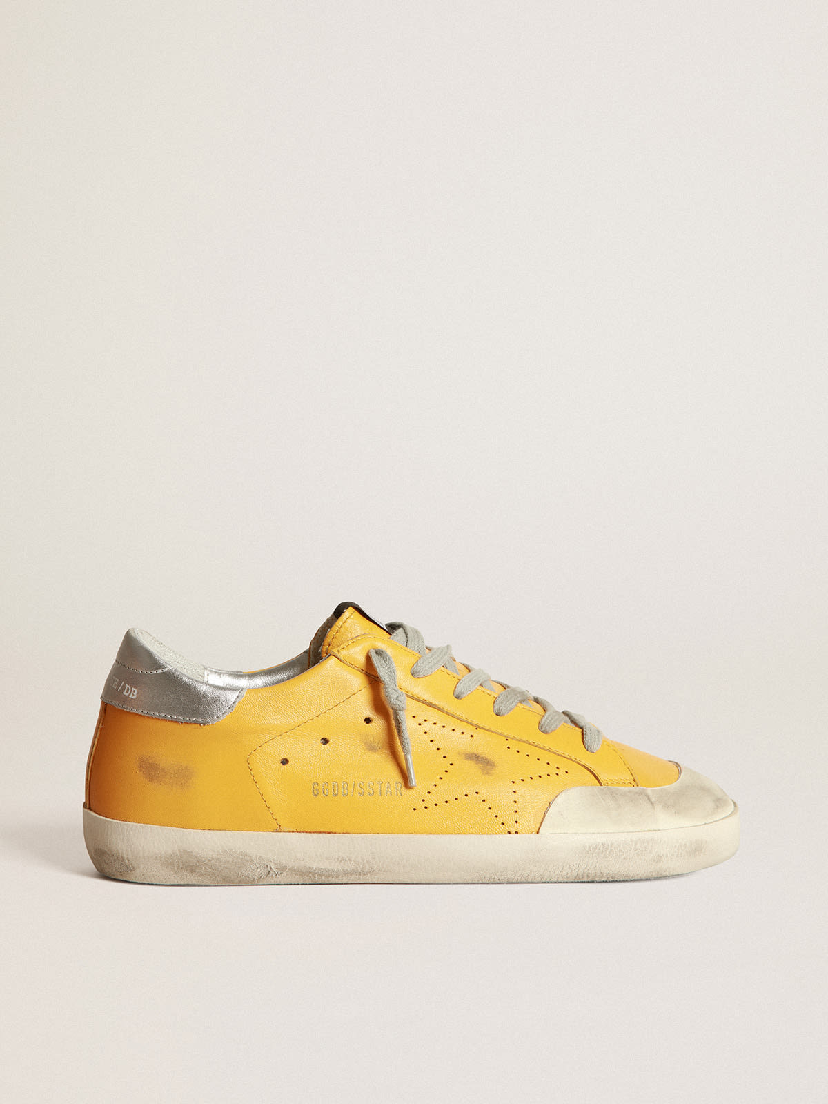 Superstar sneakers in nappa leather with vintage finishing | Golden Goose