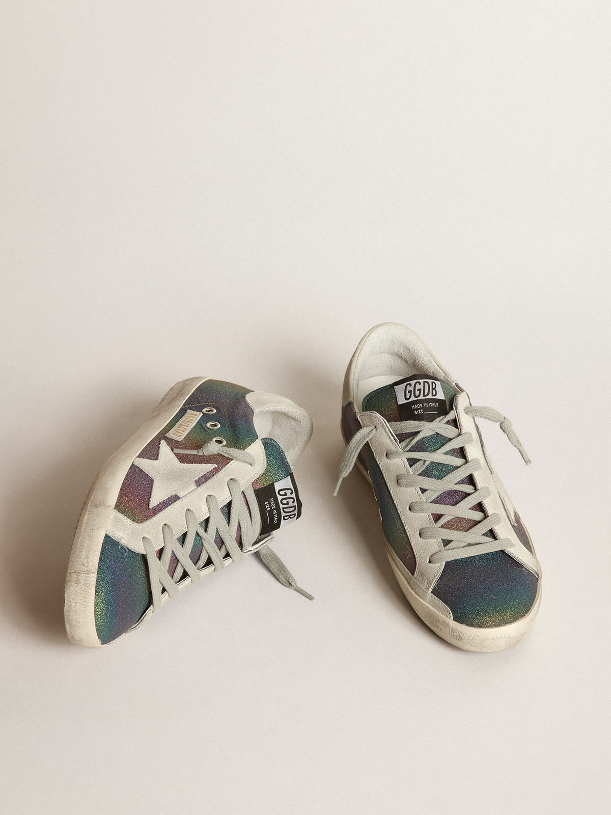 Golden goose multicolor store glitter