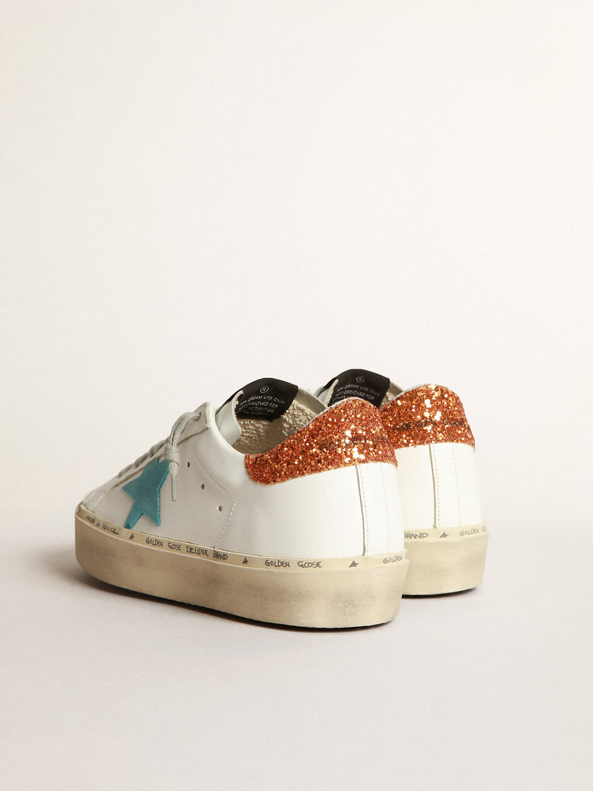 Golden goose cheap pink glitter sneakers