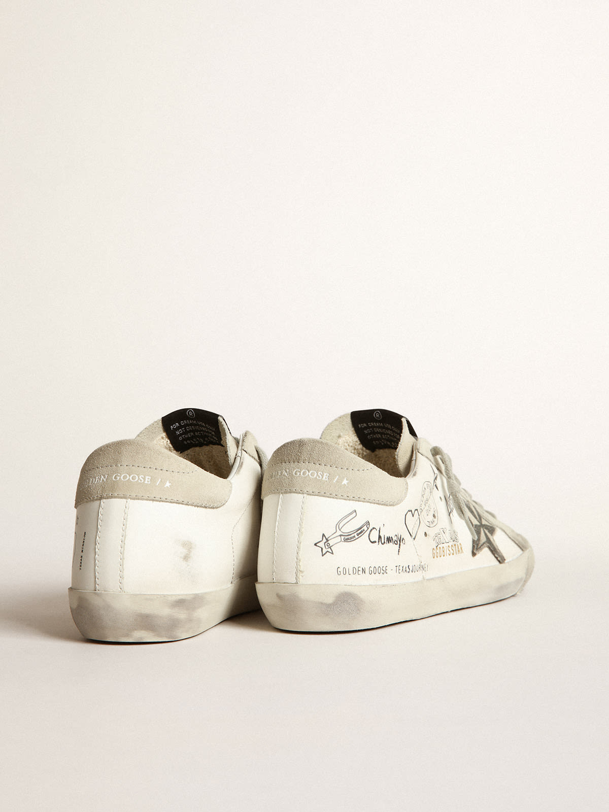 Super-Star sneakers with Texas graffiti | Golden Goose