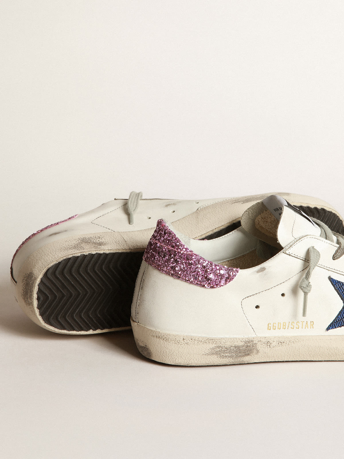 Golden goose superstar blue on sale star