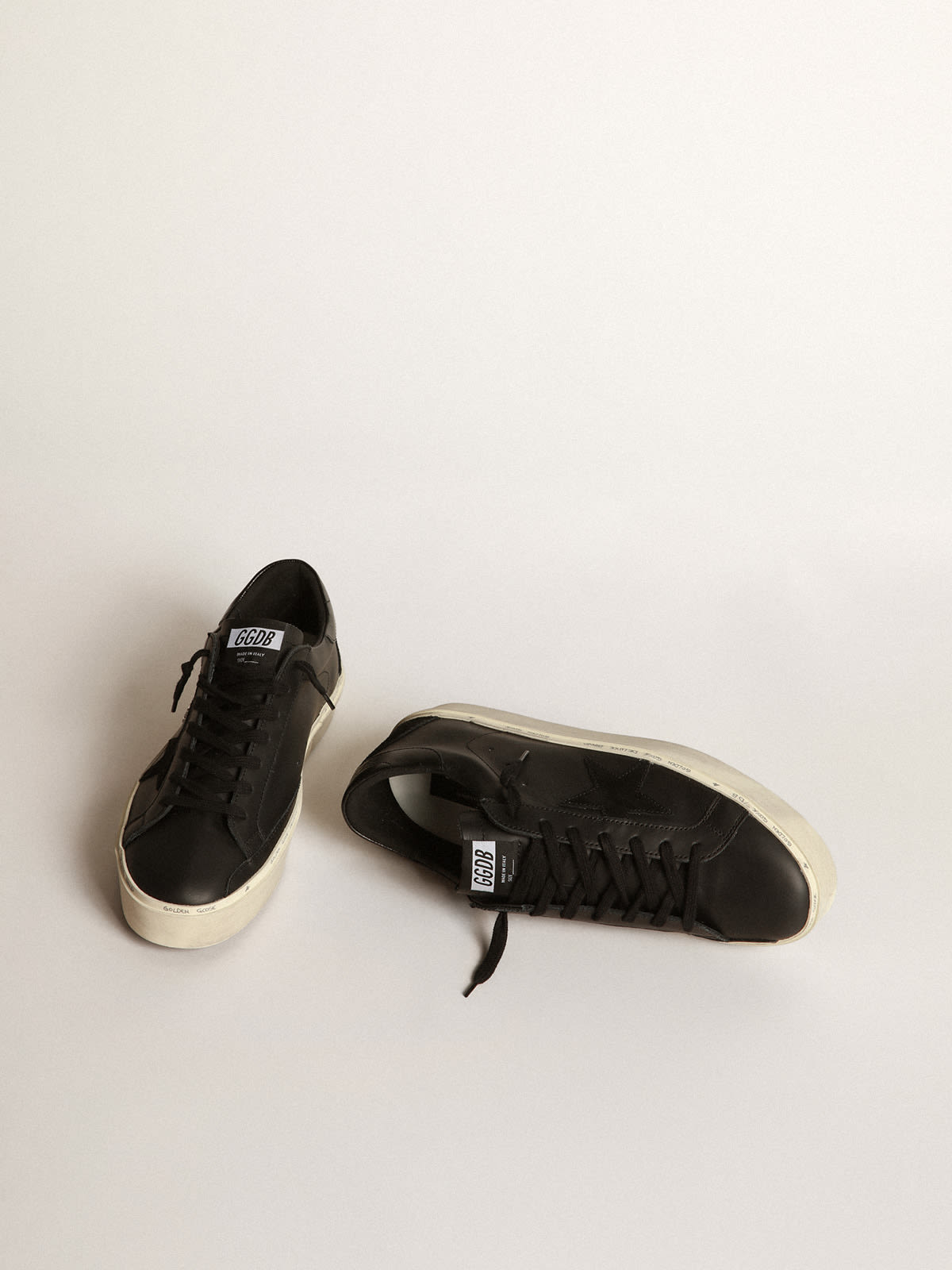 Hi Star sneakers in leather with studded GGDB lettering