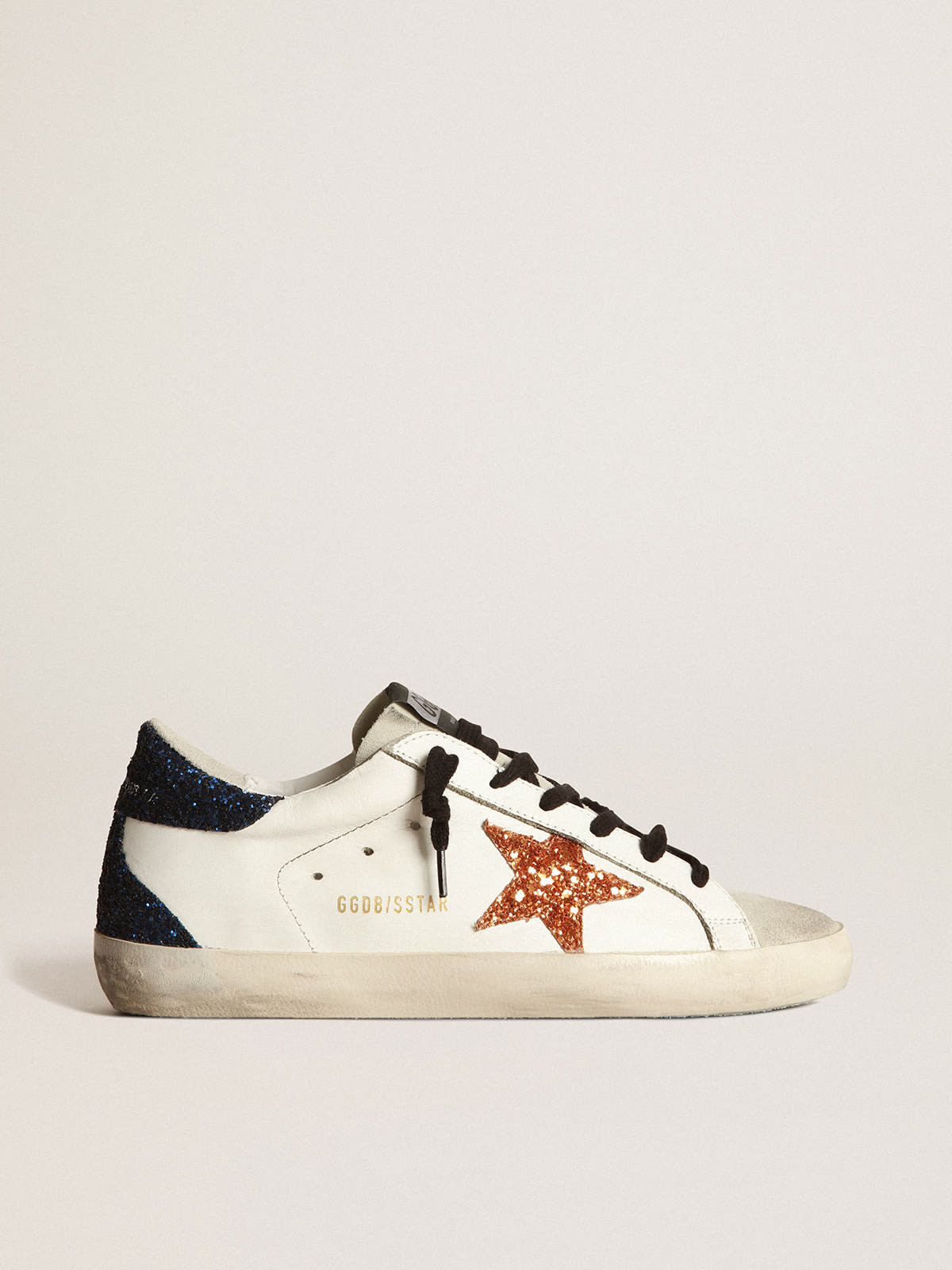 Golden goose cheap navy glitter