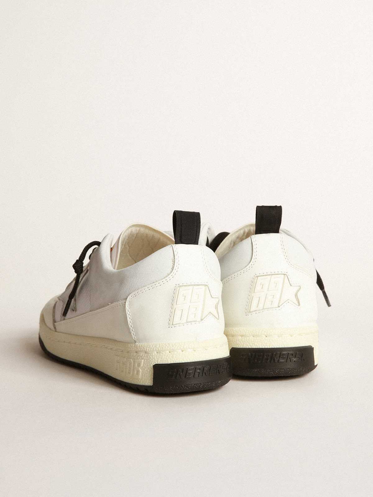 Golden Goose - White Yeah! sneakers with silver star in 