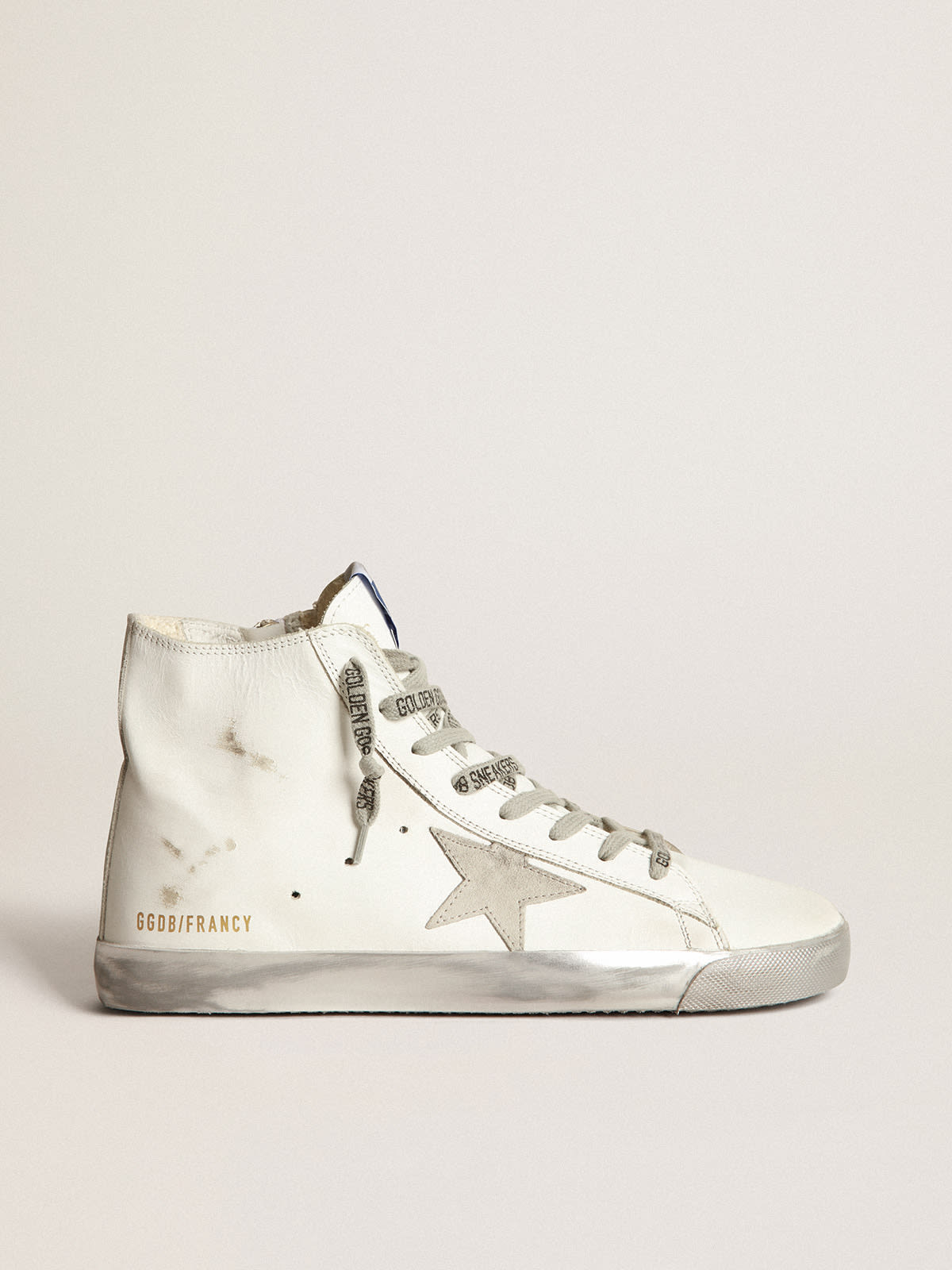 Francy sneakers in leather with laminated outsole