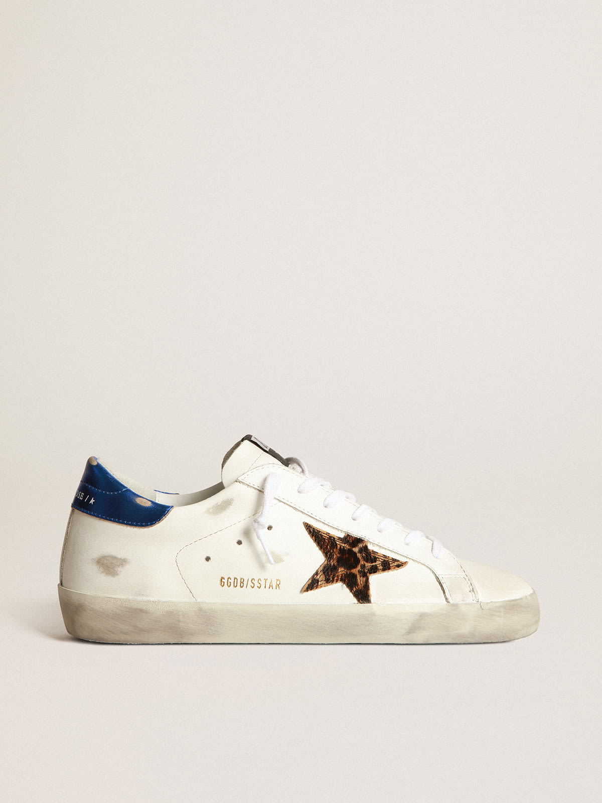 Golden goose leopard store star sneakers