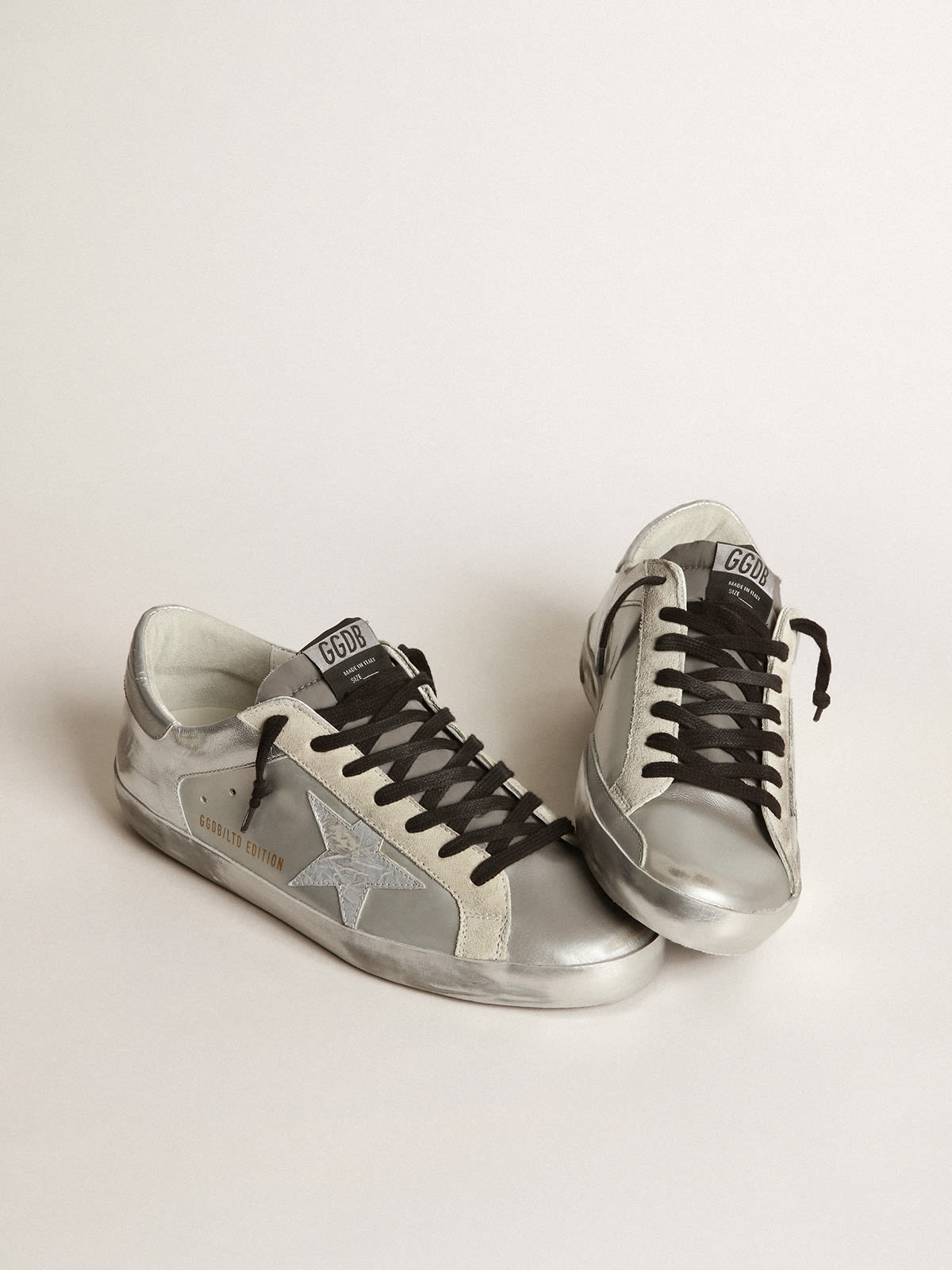 White and silver deals golden goose