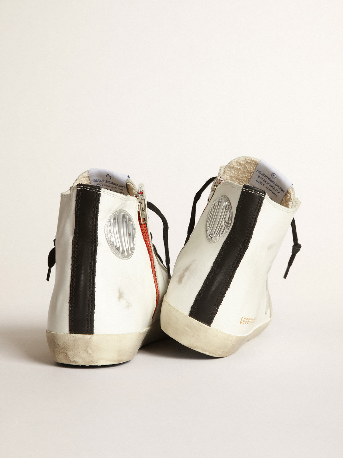 Golden Goose - Francy sneakers in leather with suede star and blue sole in 