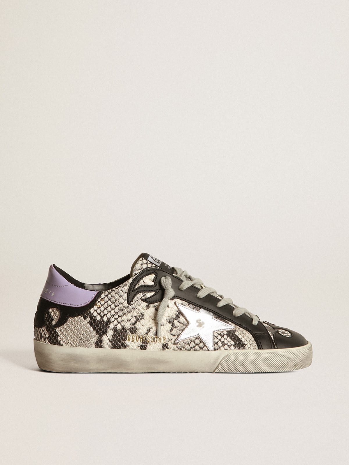 Black snakeskin sale golden goose