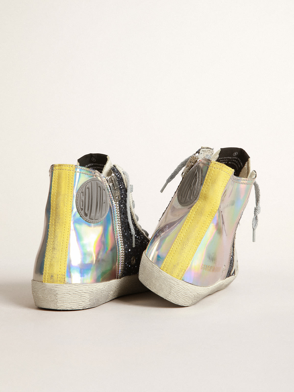 Golden Goose - LAB Limited Edition Francy women's holographic sneakers with glitter in 