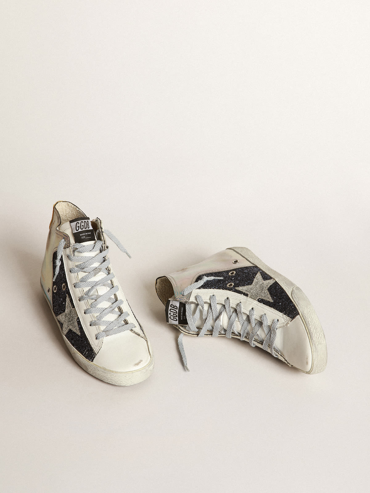 Golden Goose - LAB Limited Edition Francy women's holographic sneakers with glitter in 