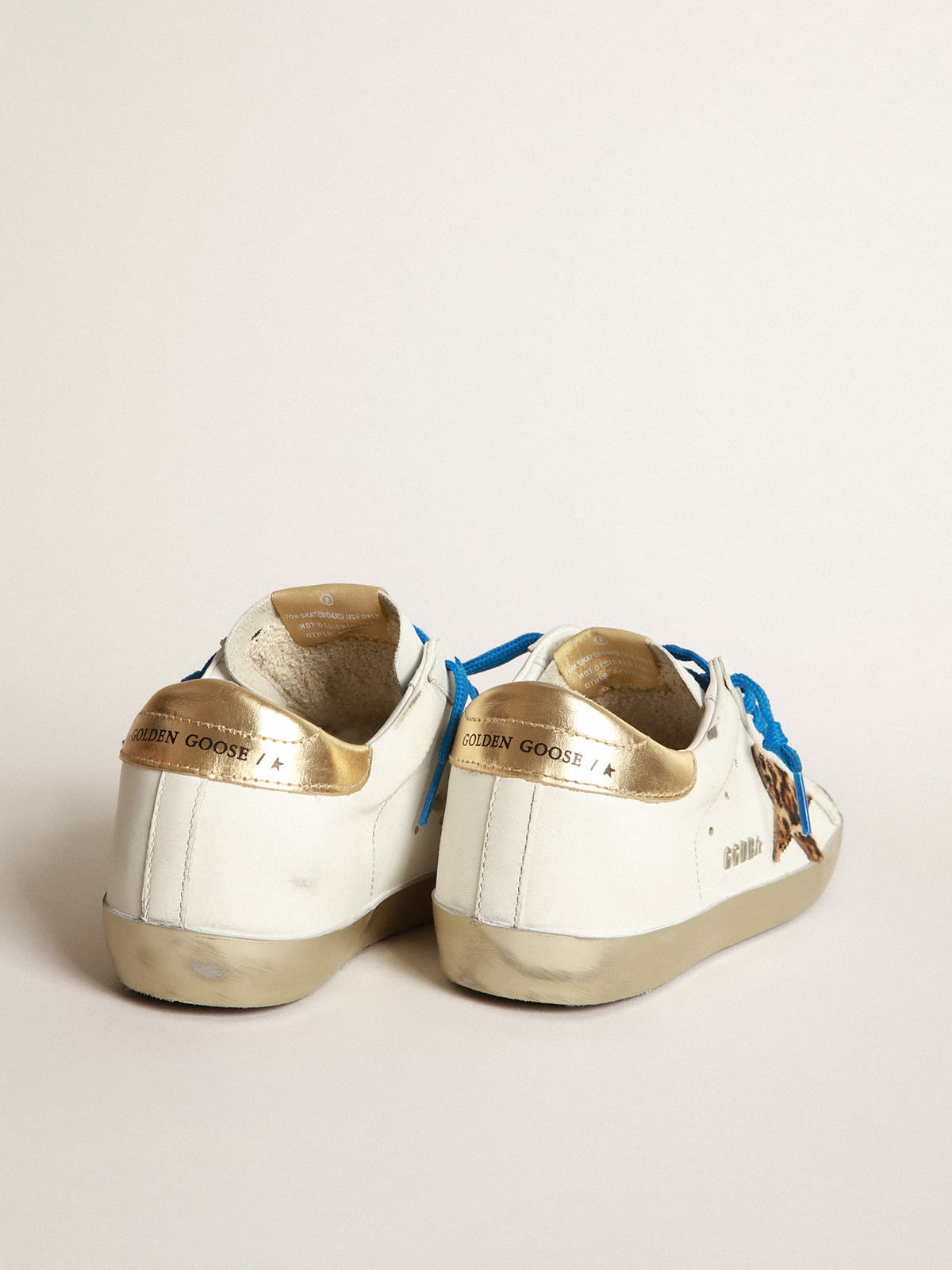 Golden goose best sale leopard bleu