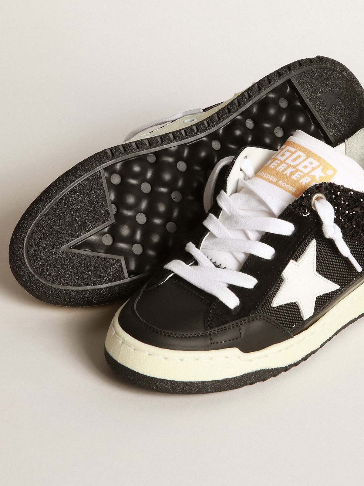 Golden goose black and hot sale white