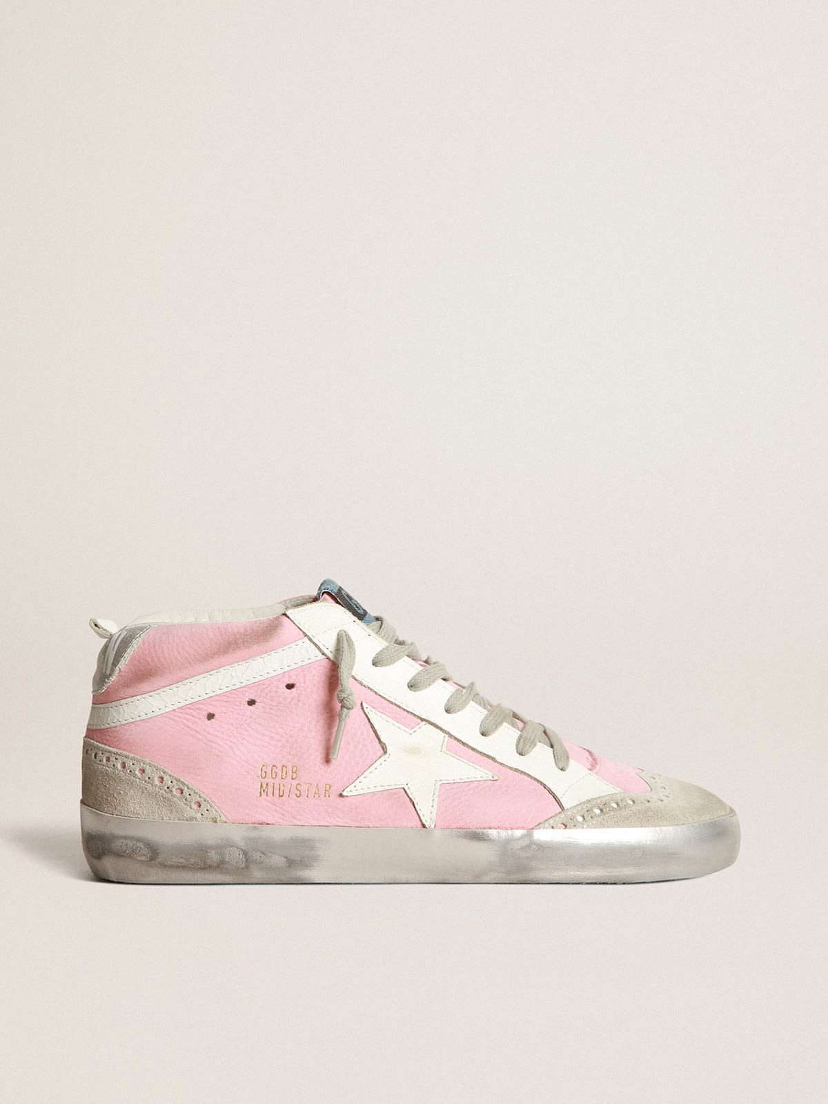 Golden goose mid store star pink