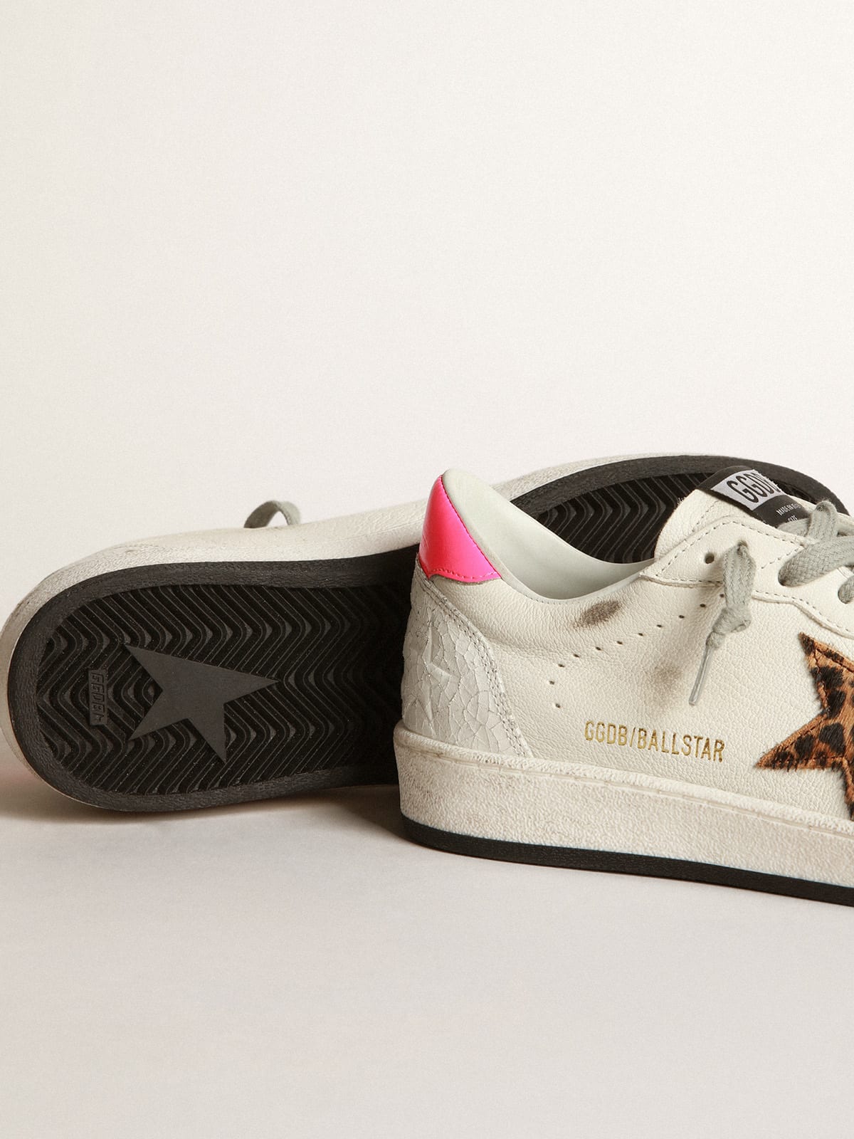 Golden goose white on sale ball star sneakers