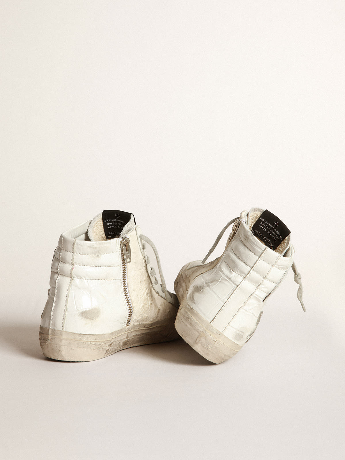 Golden Goose White Slide Sneakers