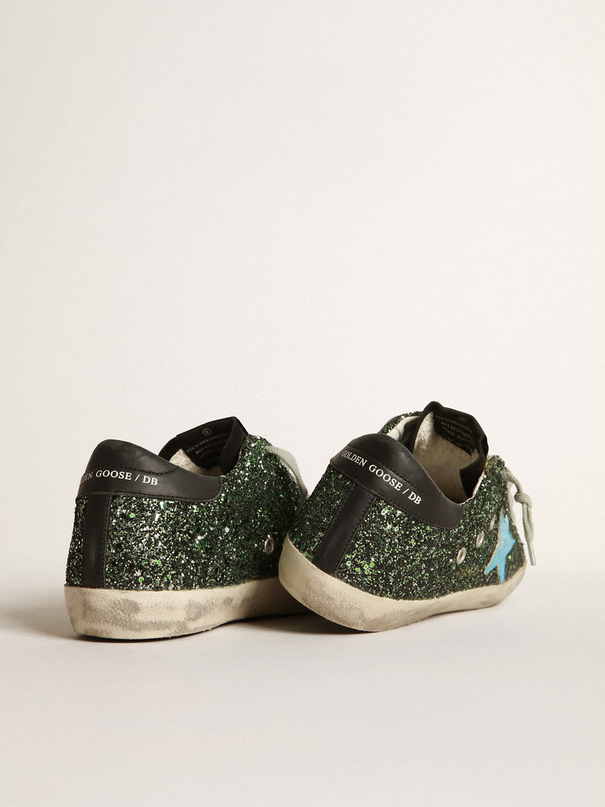 Golden goose cheap glitter superstar sneakers