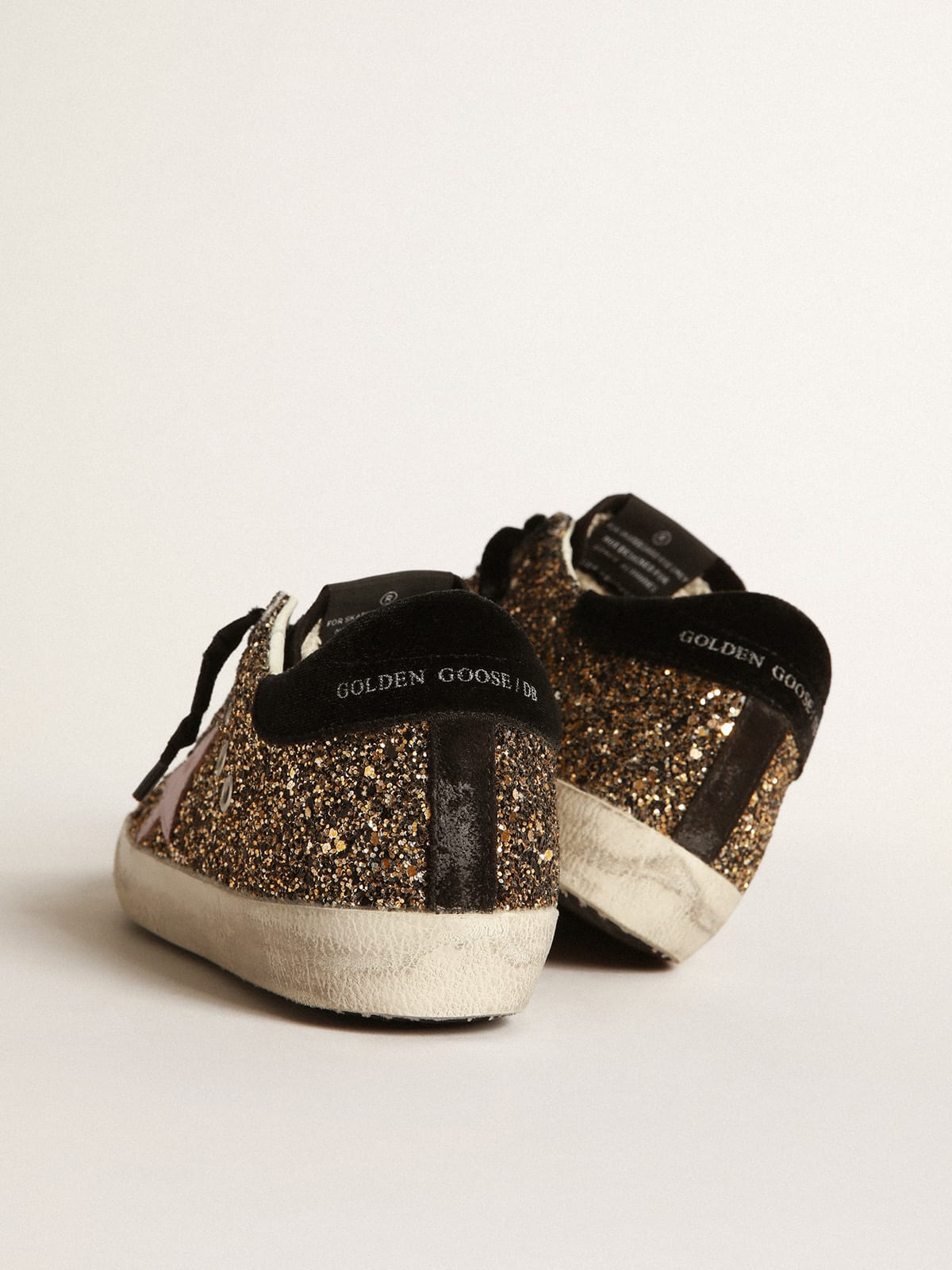 Golden goose cheap rosa brillantini