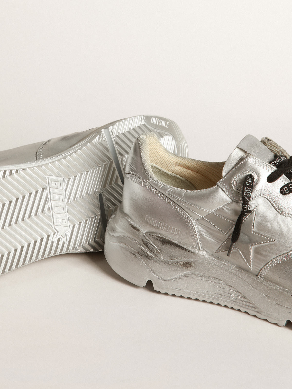 Golden Goose - Running Sole sneakers in nylon with hi-tech mesh toecap in 
