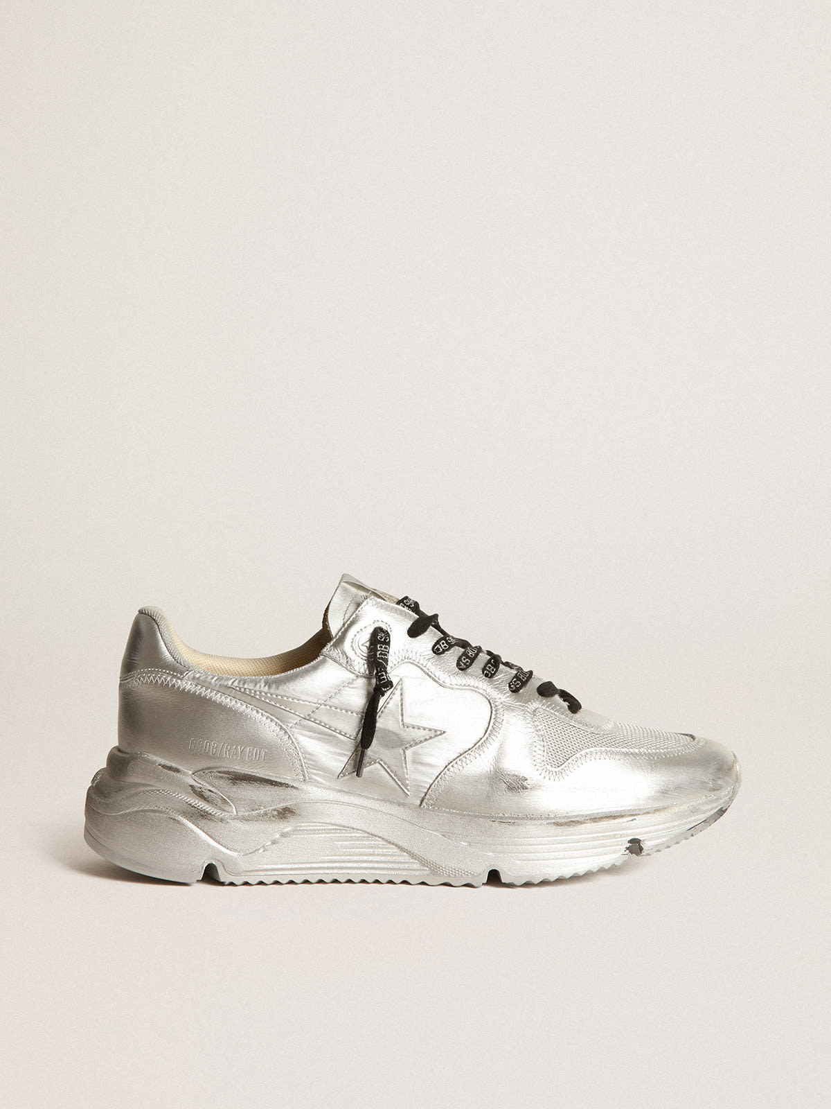 Baglæns Ordinere Brink Running Sole sneakers in nylon with hi-tech mesh toecap | Golden Goose