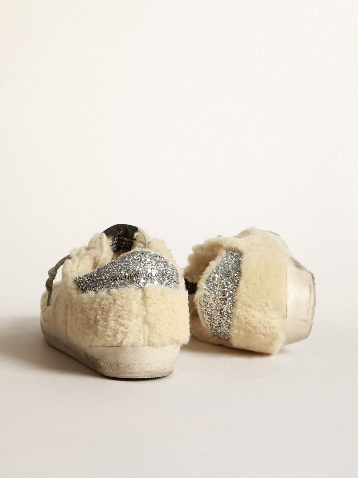 Golden goose sneakers store with fur