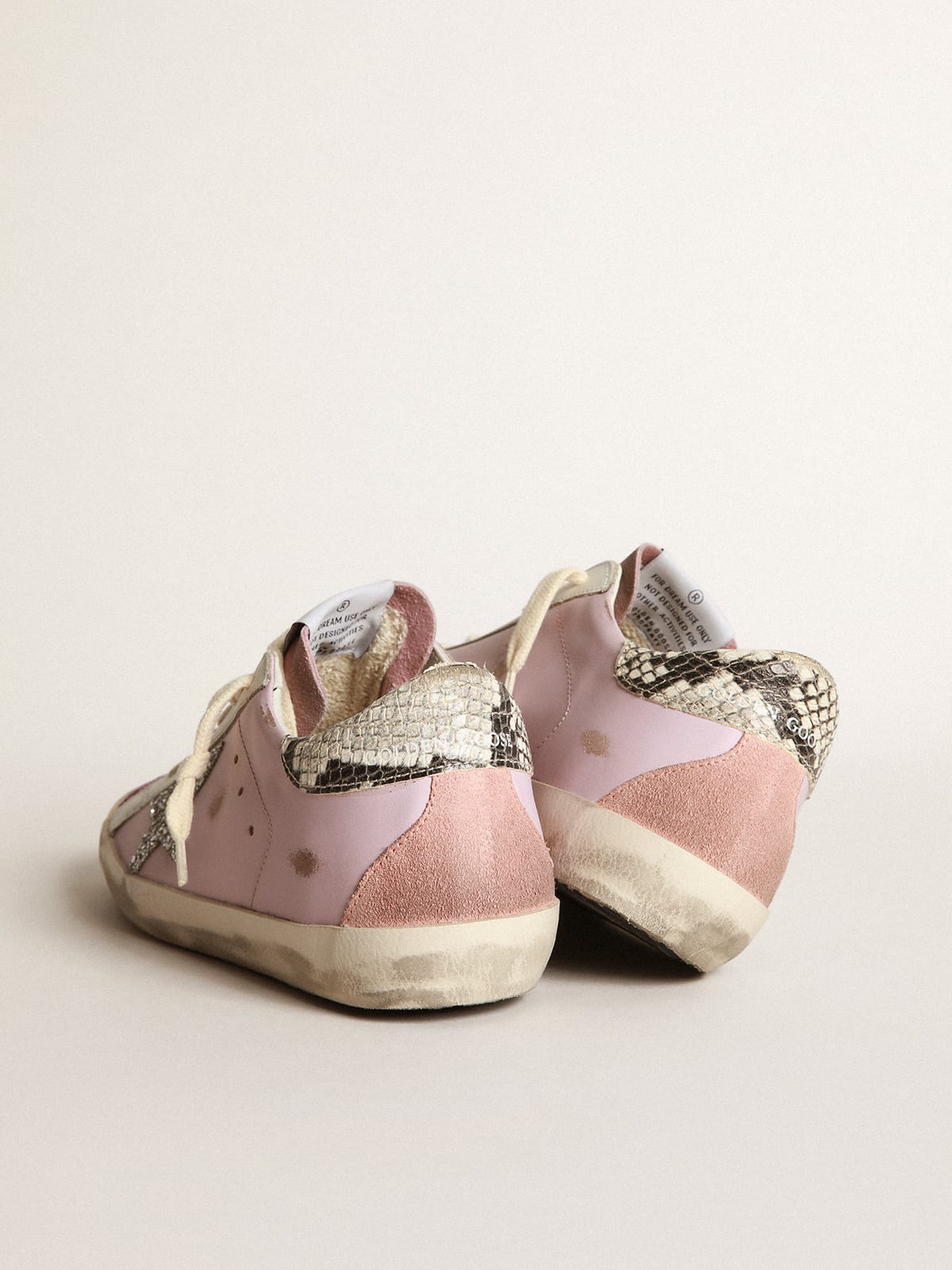 Golden goose superstar sneakers on sale pink