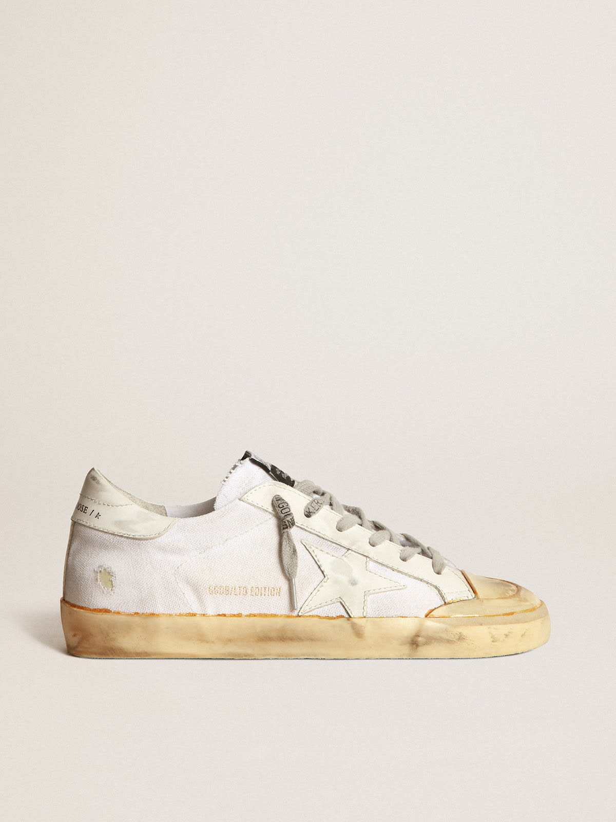 Golden Goose - Women’s Super-Star Penstar LAB with optical white leather star in 