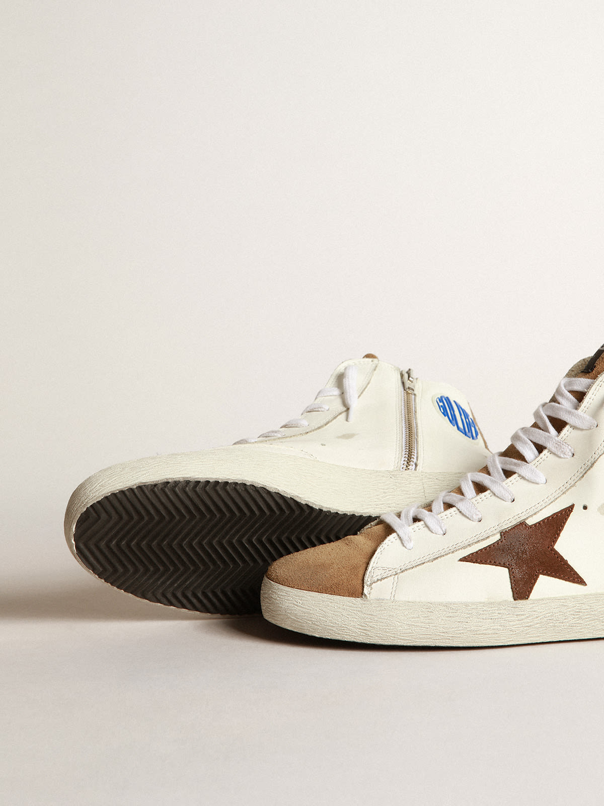 Golden goose hotsell francy bianche