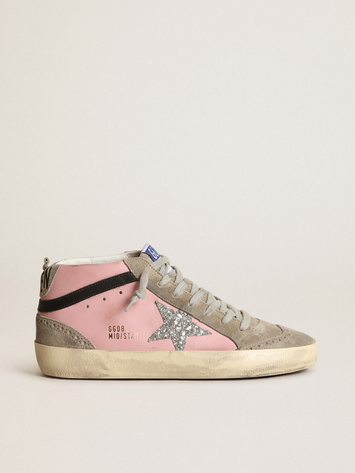 Golden goose with sale pink star