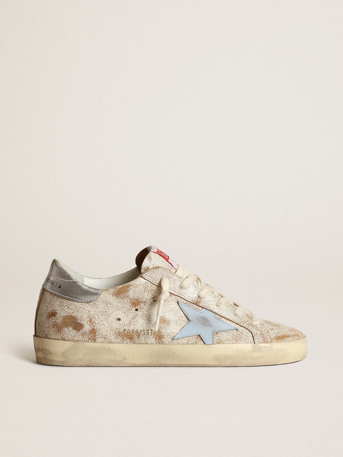 Blue and store cream golden goose