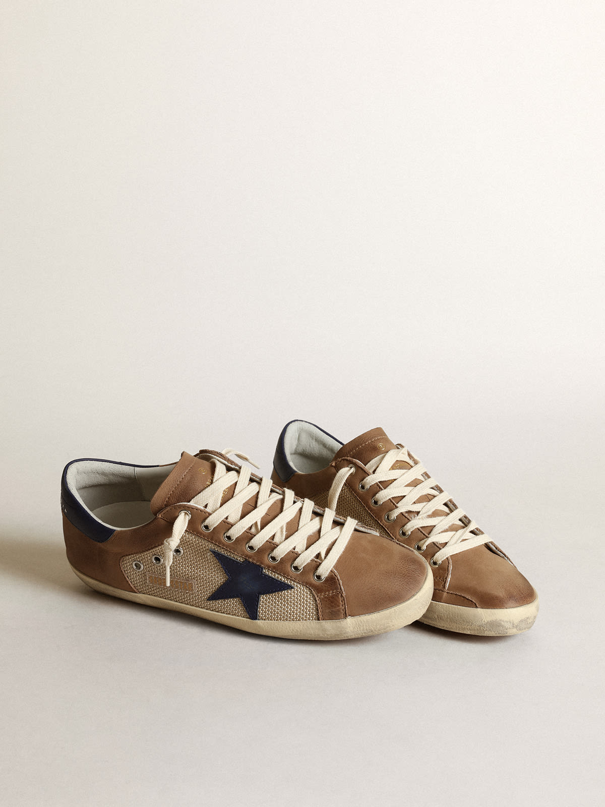 Golden goose cheap superstar uomo marroni