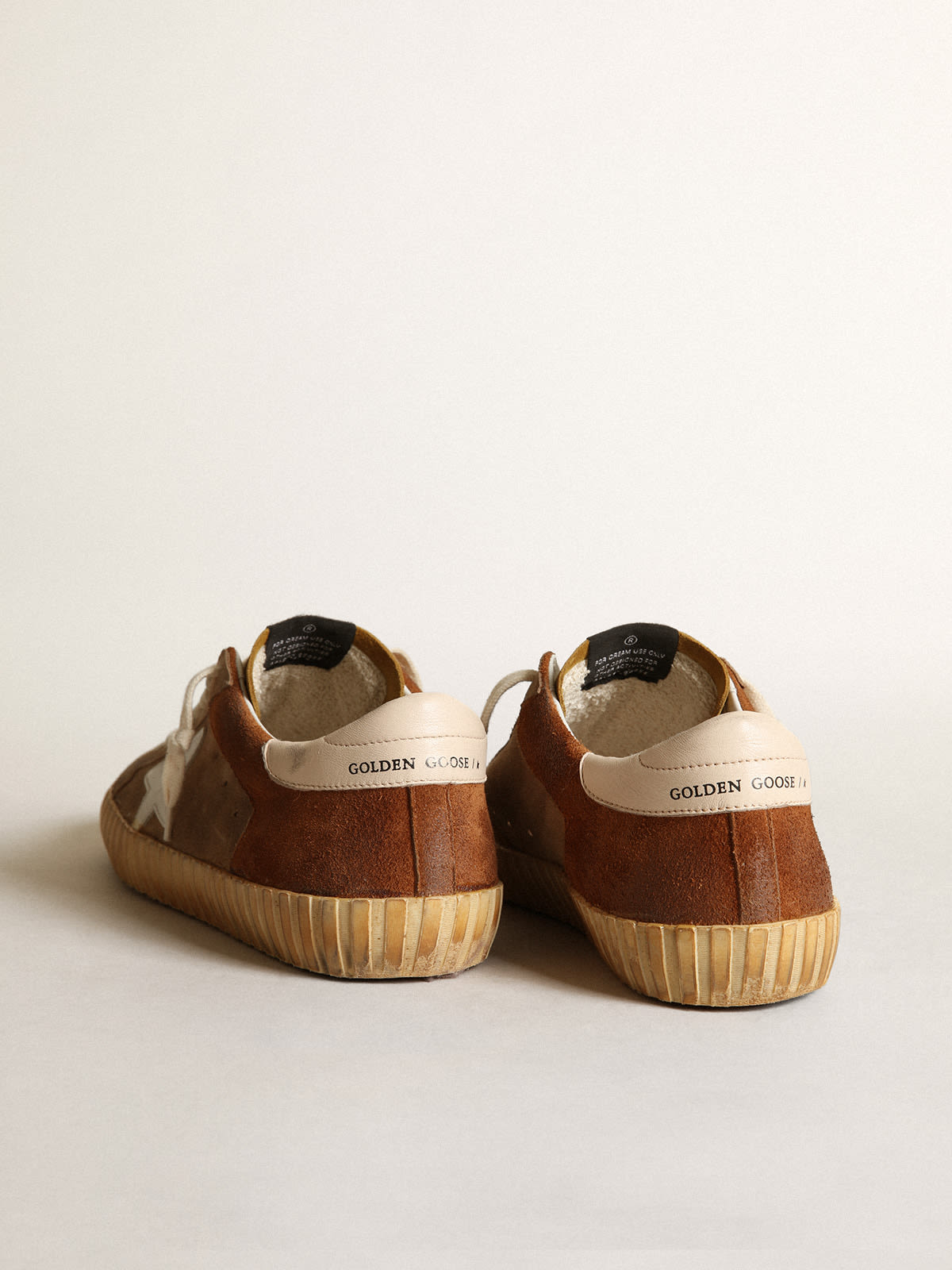 brown suede golden goose