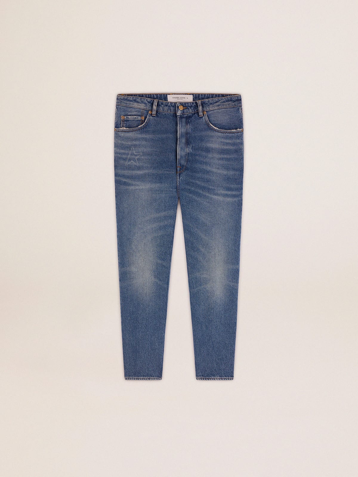 Men's slim fit jeans with medium wash | Golden Goose