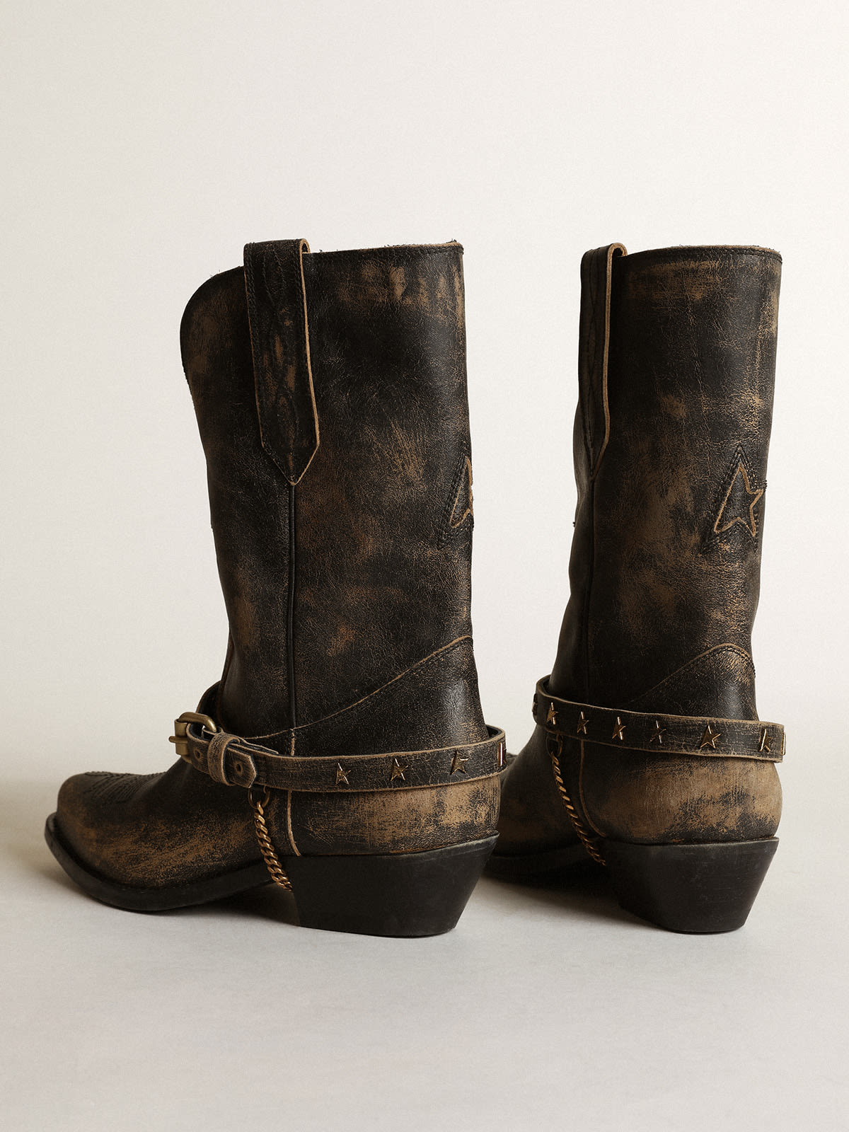 Golden goose distressed on sale boots