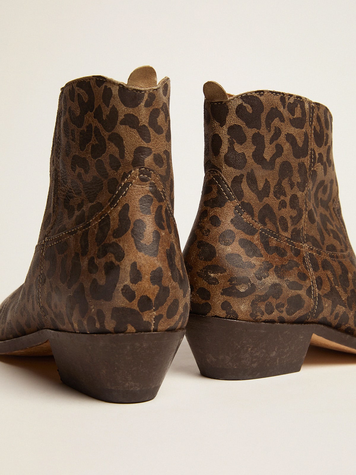 Animal print 2025 womens booties