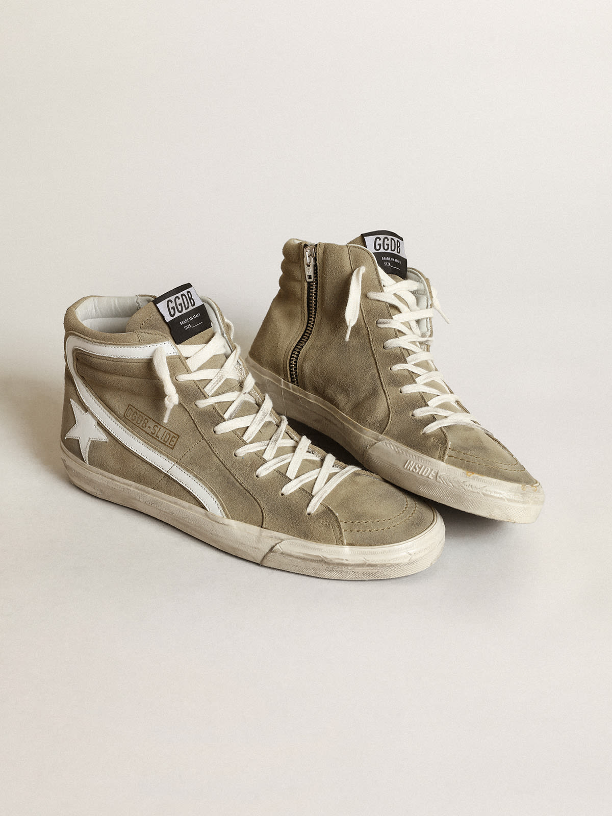 Golden goose mid outlet star verte