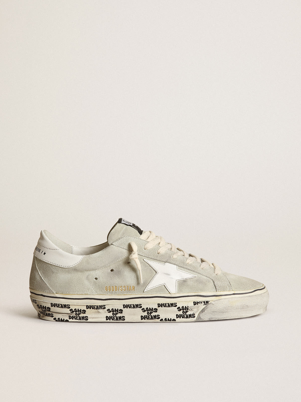 Golden Goose - Men's Super-Star in ice-gray suede in 