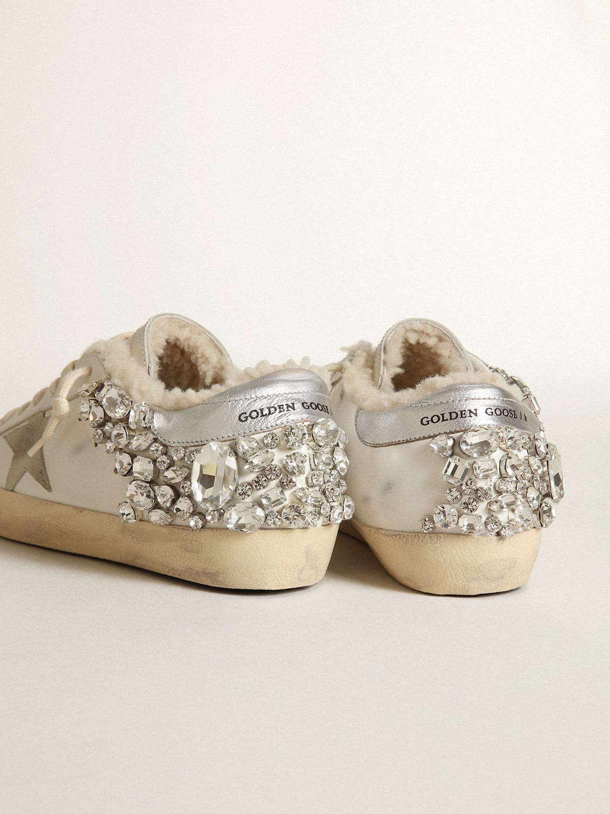 Golden goose hot sale crystal sneakers