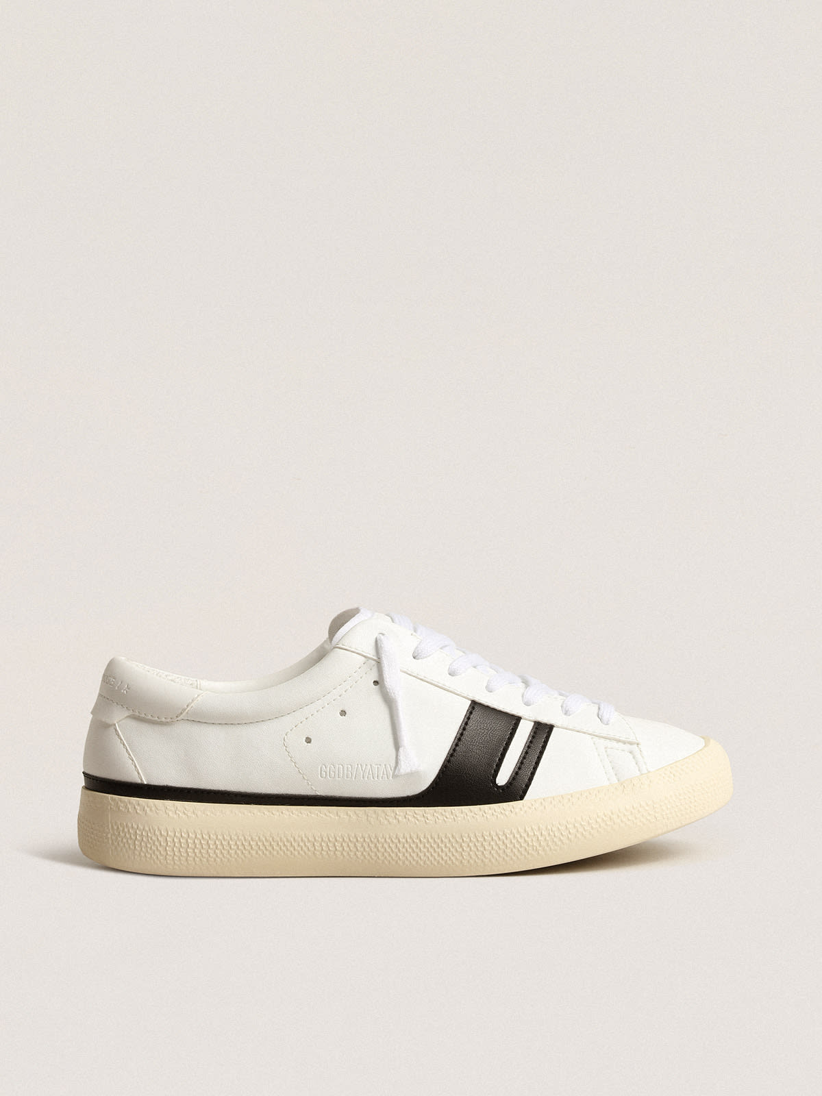 Golden Goose - Yatay Model 1B sustainable sneakers with white bio-based upper and black Y in 