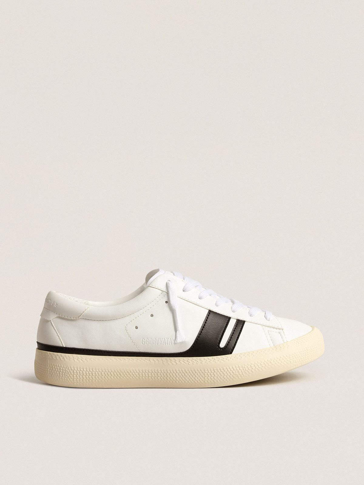 Yatay Model 1B sustainable sneakers with white bio-based upper and black Y