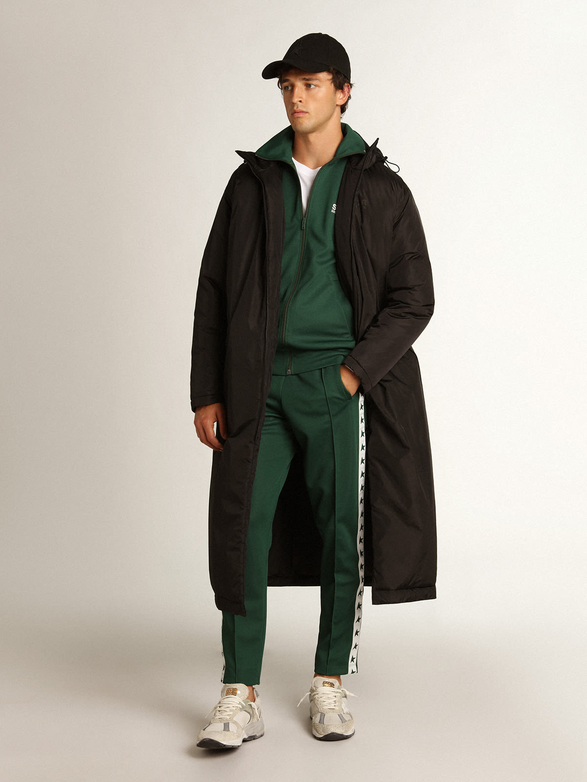 Golden Goose - Men's bright green joggers in 