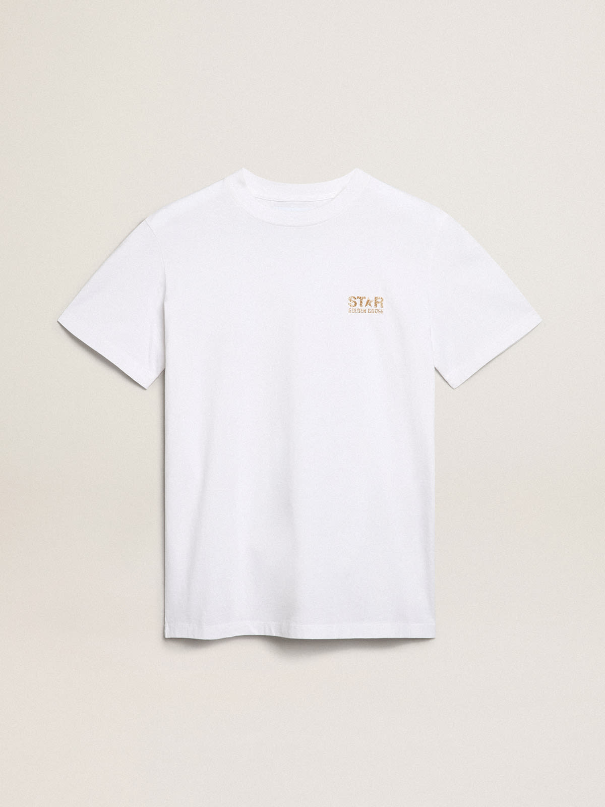 White and gold outlet shirt