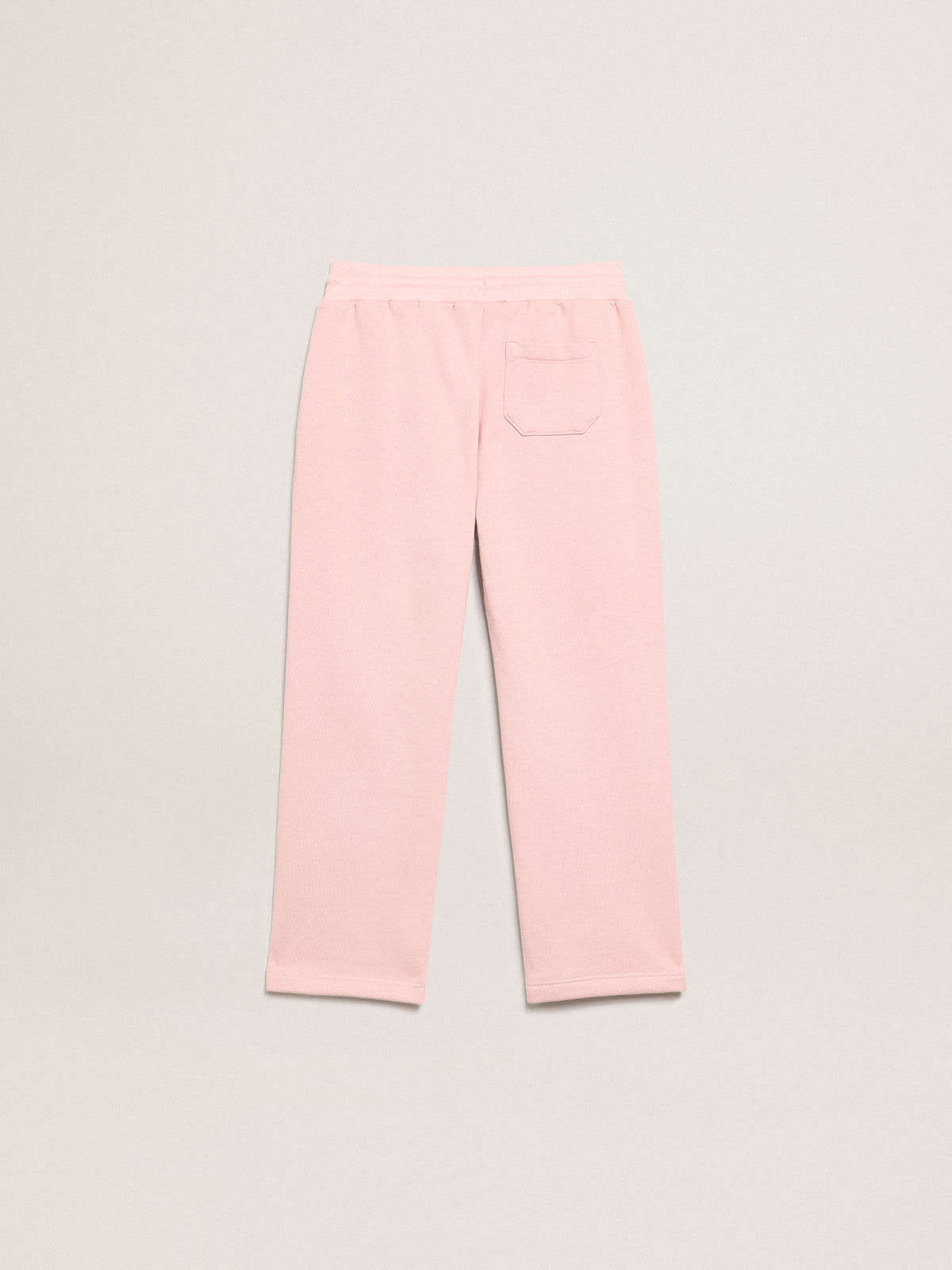 Golden Goose - Pink joggers with glitter star on the front in 